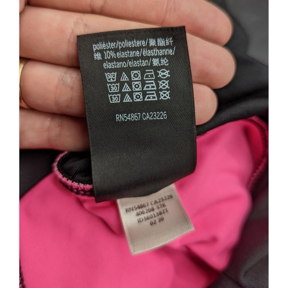 PINK SPORT Hot Pink Hawaiian Floral Gym to Swim Shortie Shorts Size S P CH - Picture 6 of 6